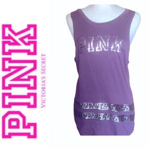 Pink Victoria Secret tank size small
